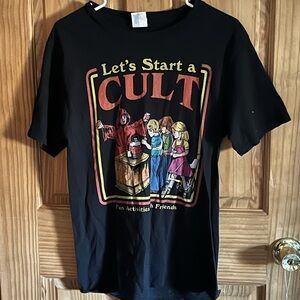 let’s start a cult graphic tee